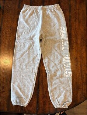 Slyfox Threads Squad Goals Gray Sweatpants Joggers Youth Large
